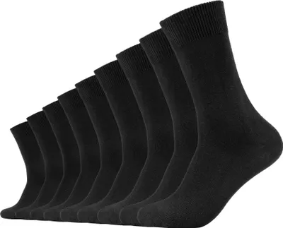 Produktbild von Camano Socken Comfort Baumwolle im praktischen 9er Pack schwarz 47-49