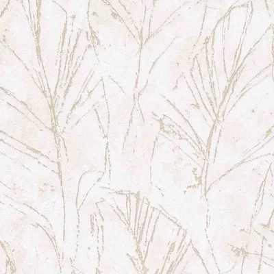 A close-up of textured wallpaper with a subtle floral or grass-like pattern.