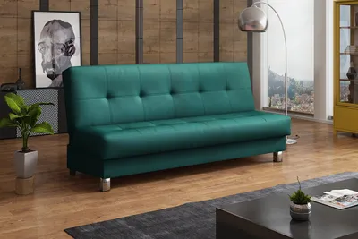 Obrázek produktu pro Rozkládací pohovka s úložným prostorem SABANA 2 - zelená