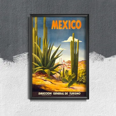 Produktbild von Poster - Canvas - Leinwand - 42 cm x 59,4 cm - Mexiko