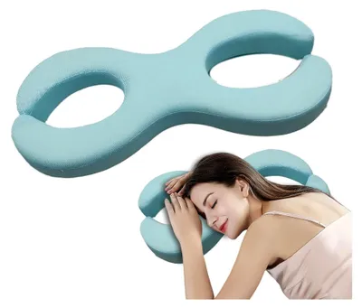 Produktbild von Ergonomisches Gesichtskissen – Stützkissen für Massage und Entspannung | Kissen für Seitenschläfer, Ruhekissen für Zuhause, Spa, Reisen und Wellness