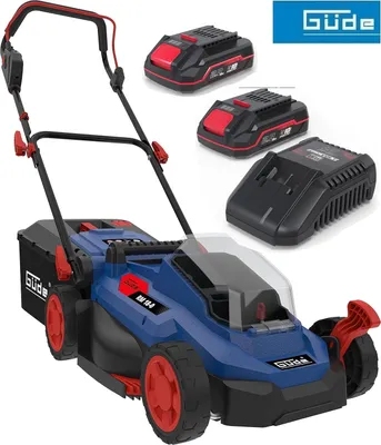 Produktbild von GÜDE City Rasenmäher RM 18/33 18V, 33 cm Schnitt mit 2 x Akku 2.0 Ah + Ladegerät