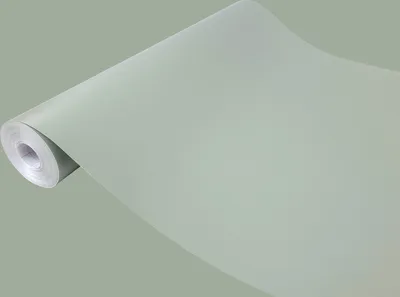 Produktbild von DecoMeister Selbstklebende Folie nach Maß – Klebefolien in Holzoptik – Marmoroptik – Möbelfolie – Lederoptik – Einfarbig – 45x25 cm Blass Grün Matt