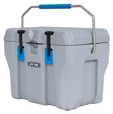 Produktbild von Lifetime Kunststoff Kühlbox Premium 27 L passive Kühlbox Grau 33x55x41 cm