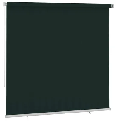 Produktbild von vidaXL Außenrollo 245 (B) x 230 (H) cm Dunkelgrün HDPE