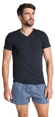 Productafbeelding van Tanktop voor heren - V-hals - Zwart
