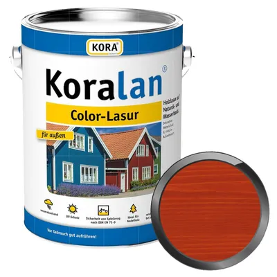 Produktbild von KORA Koralan Color-Lasur 0.75 Liter Blutorange
