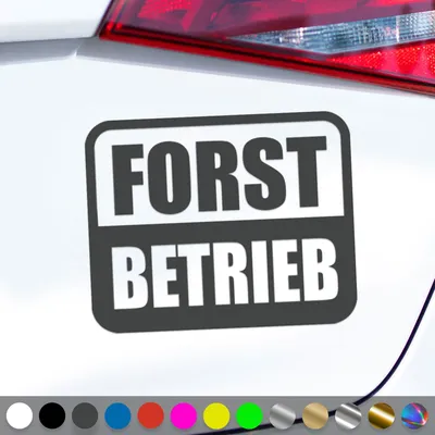 Produktbild von PantherPixel Forstarbeiten Aufkleber Forstwirt Forstbetrieb Sticker Auto Geschenkidee Farbe Dunkelgrau