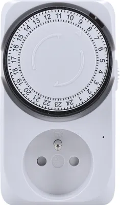 Zdjęcie produktu dla Mechaniczny wyłącznik czasowy Solight DT01, 24h, zabezpieczenie przed dziećmi, 230V