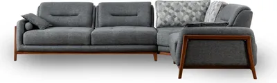 Produktbild von Designer Ecksofa L-form Luxus Polster Textil Wohnlandschaft Möbel im Wohnzimmer