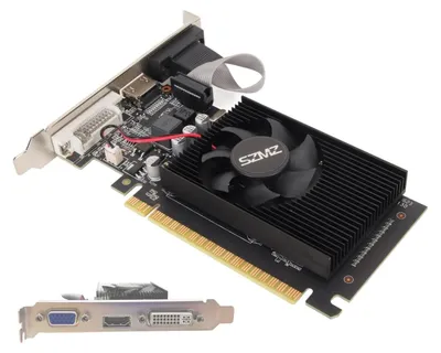 Produktbild von Desktop Grafikkarte - GT610 - 2GB DDR3 - HDMI - Für Gaming - Schwarz
