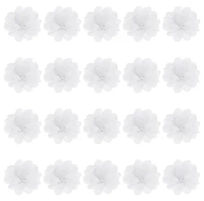 Produktbild von Omgoods – Set mit 20 Chiffonblumen für Bastelarbeiten und Dekoration