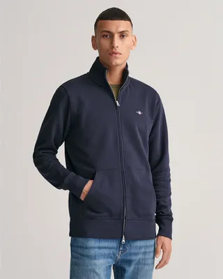 Immagine prodotto di Gant Reg Shield - Maglia con mezza zip blu L uomo blu L