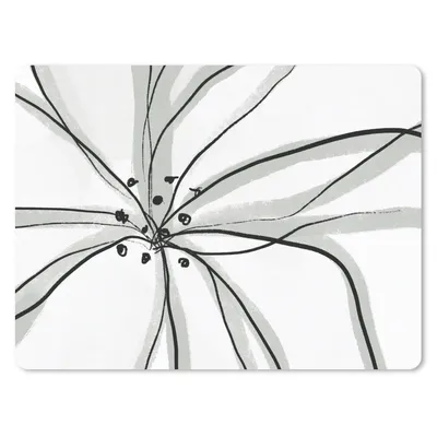 Produktbild von MuchoWow® Mauspad Mousepad Blumen - Abstrakt - Design 23x19 cm - Mousepads - Maus Mat - Pad - Mausunterlage - Schreibtischunterlage - Mauspad
