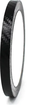 Produktbild von 10m Zierstreifen 8mm Carbon Schwarz Auto Motorrad Dekorstreifen Seitenstreifen