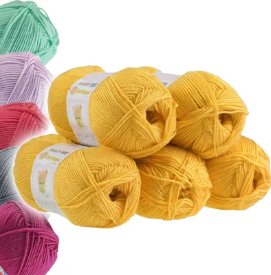 Produktbild von 5 x 100g Strickgarn Kartopu BABY ONE Antipilling Babywolle Babygarn, Farbwahl