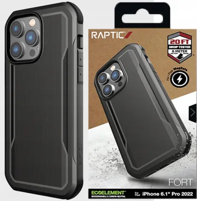 Zdjęcie produktu dla Raptic X-Doria Fort Case Etui Iphone 14 Pro Max Z Magsafe Pancerny Pokrowiec Czarny
