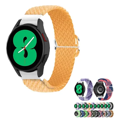 Produktbild von Für Samsung Galaxy Watch FE 6 5 4 Normal Pro Classic alle Größen Gewebtes Nylon Band
