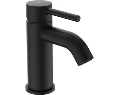 Produktbild von Ideal Standard Waschtischarmatur Ceraline Ausladung 100mm BC822XG Schwarz