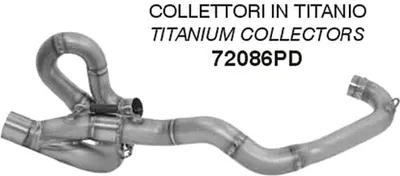 Immagine prodotto di Kit collettori ARROW in titanio per Aprilia
