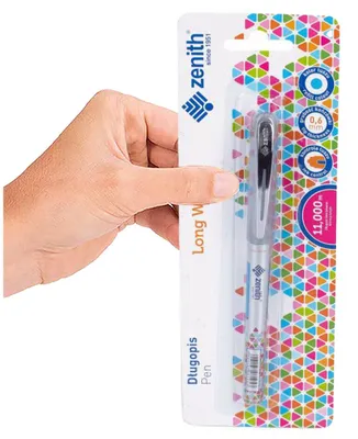 Produktbild von Zenith Long Writer Kugelschreiber 0,6mm Intensive Blaue Tinte