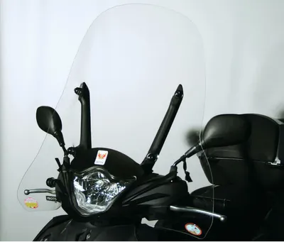 Productafbeelding van ISOTTA windscherm, 550x750mm, met zeefdrukbedrukking, voor HONDA