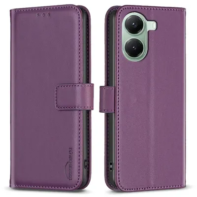 Produktbild von Xiaomi Poco X7 Pro Hülle - BINFEN Klapphülle - Violett