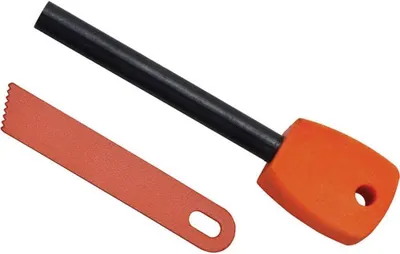 Produktbild von baladéo Zündstahl Spark Ferrocerium Rod Schwarz Feuerstahl