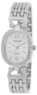 Image de Montre pour femme, boîtier en métal, verre minéral