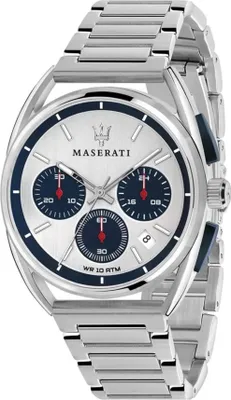 Produktbild von MASERATI Uhr WATCH TRIMARANO - Silber - Silber-Blau - Silber/ 41 mm, R8873632001