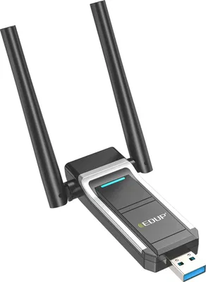 Produktbild von BRAINZAP 1800 Mbps USB 3.0 Dual-Band WIFI 6 WLAN Stick Adapter AX1800 802.11ax 2,4/5,8G 802.11ax/ac/a/b/g/n RTL8832BU