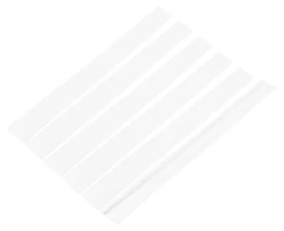 Silikon-Herdspaltabdeckungen 6 Stück, 63,5 cm, transparent