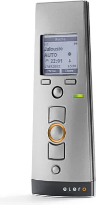 Produktbild von Elero TempoTel 2 Funkhandsender 10-Kanal mit Zeitschaltuhr 868 MHz Titangrau