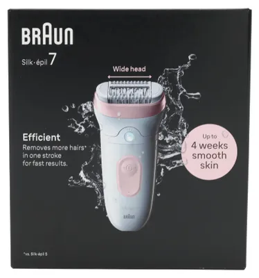 Productafbeelding van Braun Silk-épil 7, model 7-000, in de kleuren roze en wit