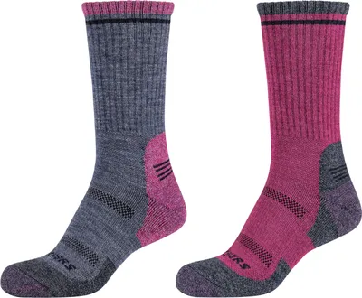 Image de Skechers 2PPK Women Trail Wool Socks SK41105-5700, Socks, women, pink