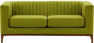 Produktbild von Zweisitzer-Sofa Slender Wood-Velluto 9-dark oak