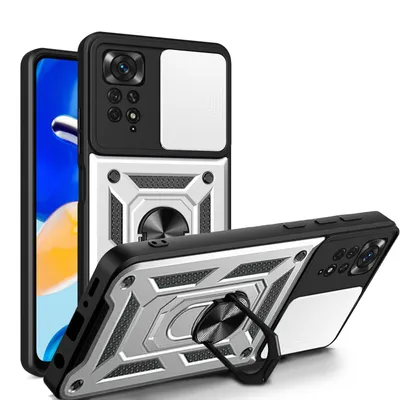 Produktbild von Handyhülle Xiaomi Redmi Note11Pro Handy Tasche Hülle Outdoor Case Silikon Bumper