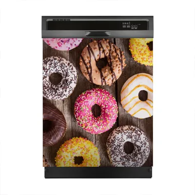 Produktbild von Aufkleber sticker 60x70 cm Dekorative folie Spülmaschine - Donuts mit Schokolade