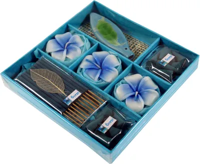 Produktbild von Räucher & Duftset aus Thailand - Ocean, Blau, 2*15*15 cm, Räucherstäbchen & Sets aus Thailand