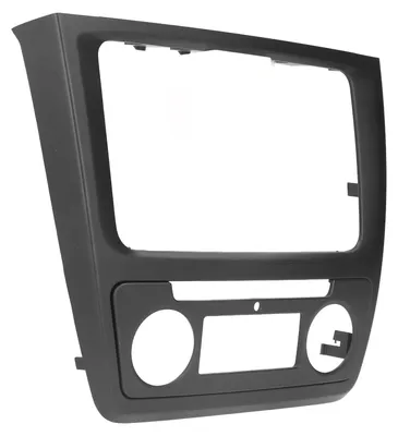Image de Cadre d'autoradio Panneau avant Remplacement de la façade d'autoradio 2DIN pour Yeti Auto AC 2009-2017