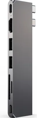 Image de Satechi Pro Hub Slim – USB 4 avec sortie haute puissance – Support d'affichage 6K – Port HDMI avec support HDR et HDCP