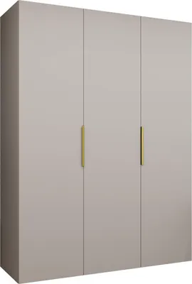 Produktbild von MEBLE KRYSPOL, Kleiderschrank, Schrank 150 cmx202x52, Kaschmir, Gold