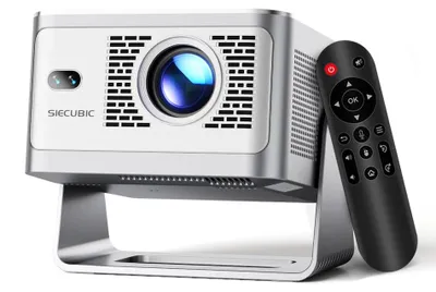 Immagine prodotto di Mini proiettore nativo 1080P - 600 lumen ANSI - Portatile - Home cinema - Proiettore Android
