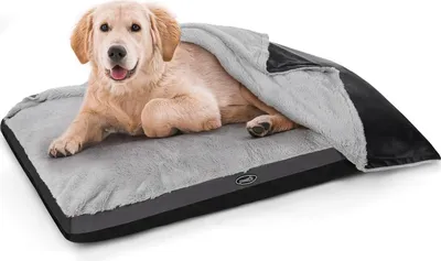 Produktbild von Wärmedecke für Hunde & Katzen, Selbstheizende katzendecke Winter, Hundekissen Große Hunde Waschbar, Hundebett Grosse Hunde, rutschfest, Grau (XL 101 * 66 * 5 cm), Weihnachts-Geschenke