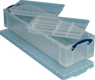 Produktbild von Really Useful Box Aufbewahrungsbox mit Einsätzen 22 Liter für Geschenkpapier