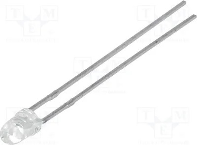 Produktbild von 5x LED L-934EC LED Dioden THT 3mm 20÷60mcd 50° rot 3mm