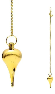 Image de Pendule Lune Doré Dans Sachet En Velours --paquet De 2 Pièces - ±24 Cm