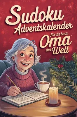 Produktbild von Sudoku Adventskalender für die beste Oma der Welt