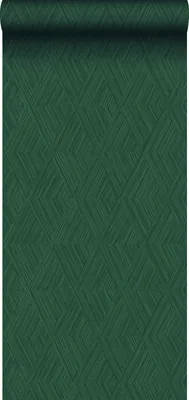 Produktbild von Origin Wallcoverings Tapete 3D-Muster Dunkelgrün 53 cm x 10.05 m