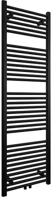 Immagine prodotto di CERANO - Radiatore da bagno Lincoln - attacco centrale 50 mm/laterale - 484 W - nero opaco - 1600 x 500 mm